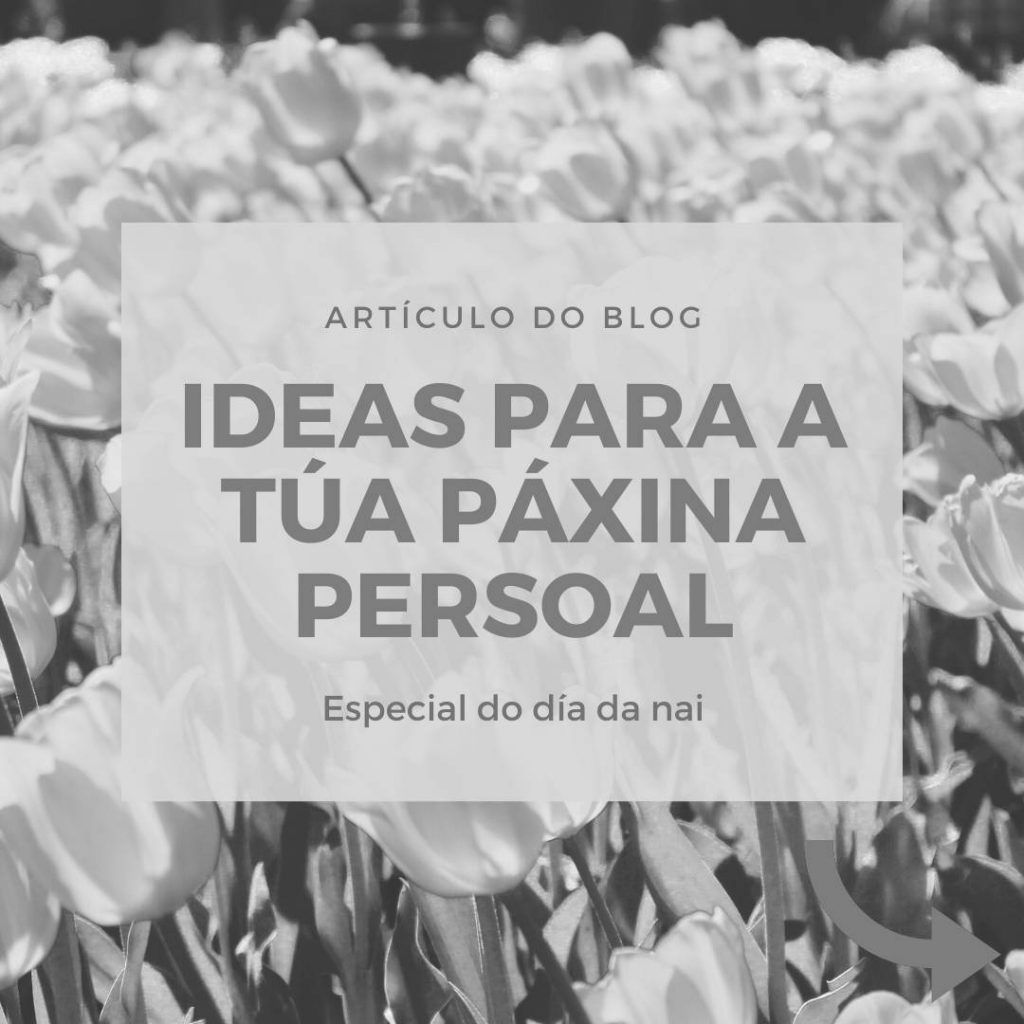 Ideas para la web en gallego